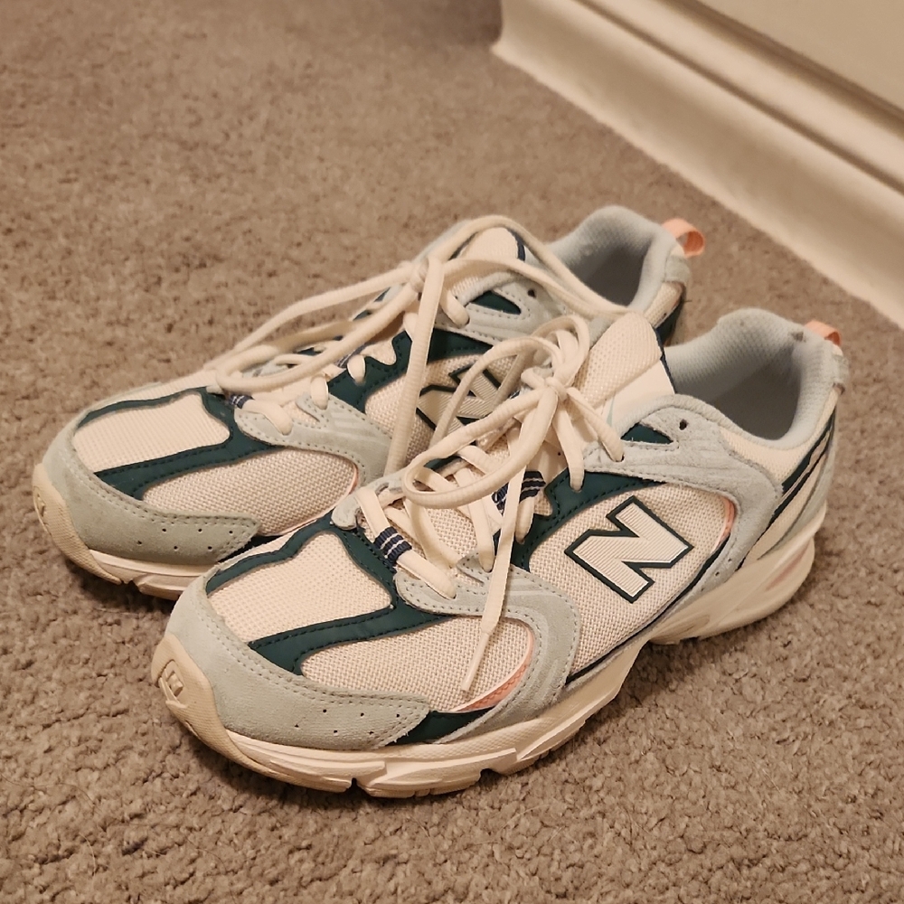 New Balance 530 Calia Pink and Teal Athletic Shoes Sz. 9.5